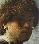 Rembrandt Peale Self portrait detail oil painting